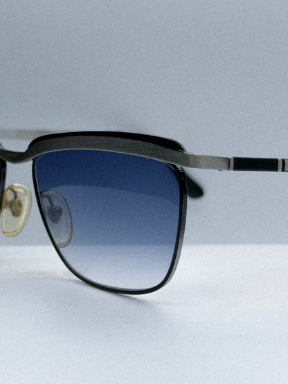 “Blue Static” 1980s New Wave Sunglasses