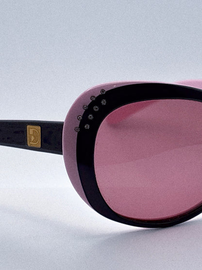 "Diamond" 1960s Diafuego Diamond Encrusted Sunglasses