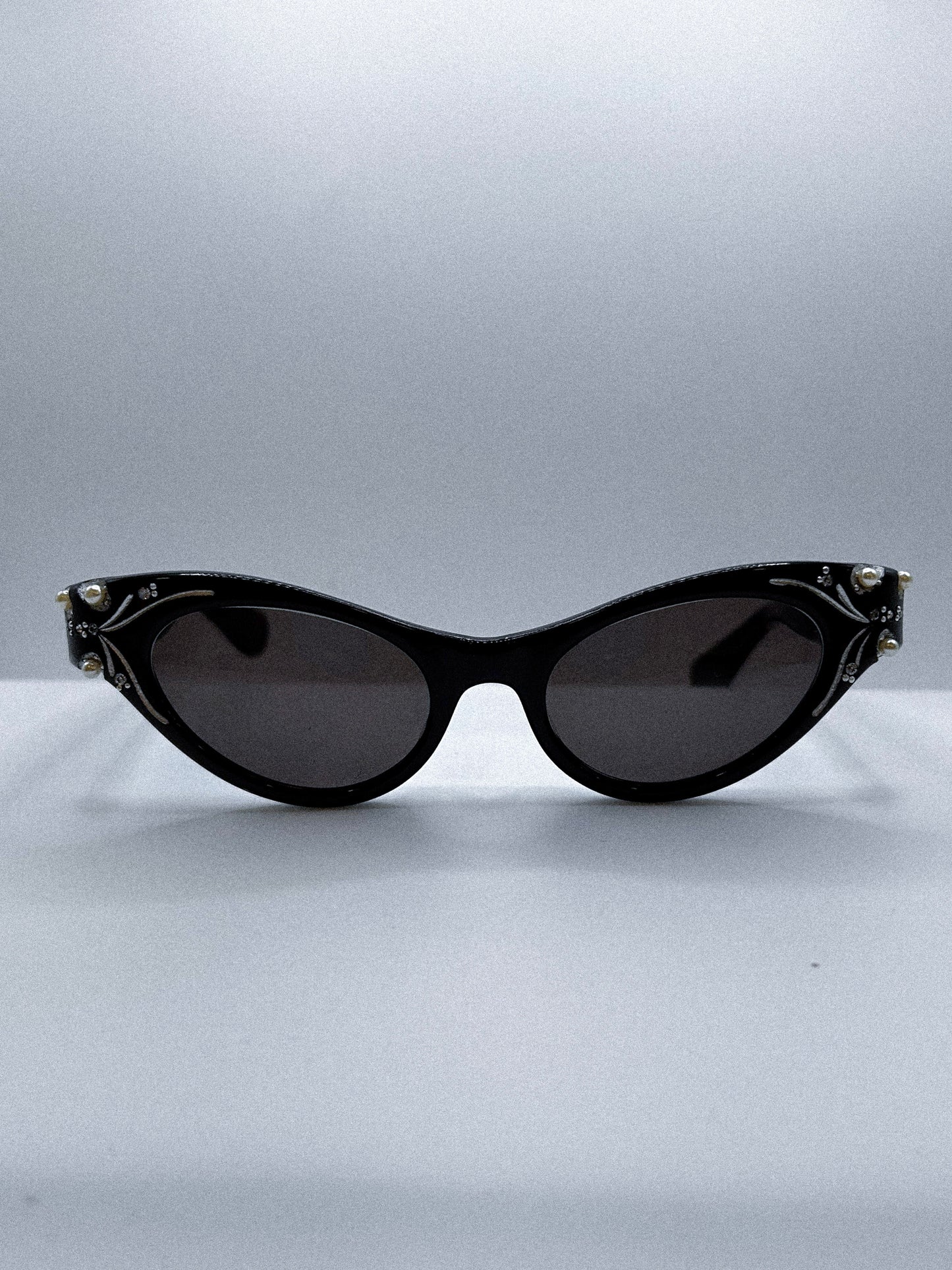 “Starlight Cat-Eye” 1960s Bedazzled Sunglasses