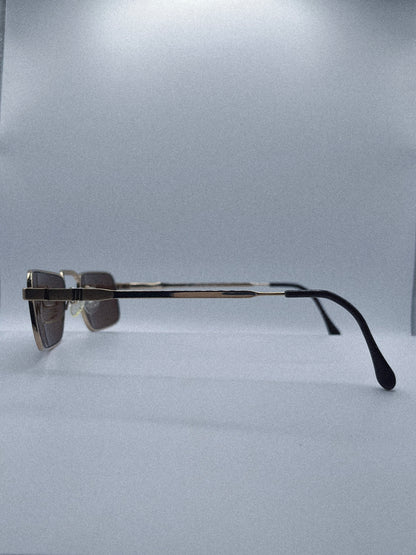 1980s Luxottica Scott Sunglasses | Gold/Tortoise
