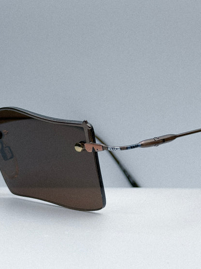 “Geometric Drift” 1980s Theo Sunglasses