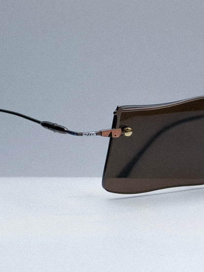 “Geometric Drift” 1980s Theo Sunglasses