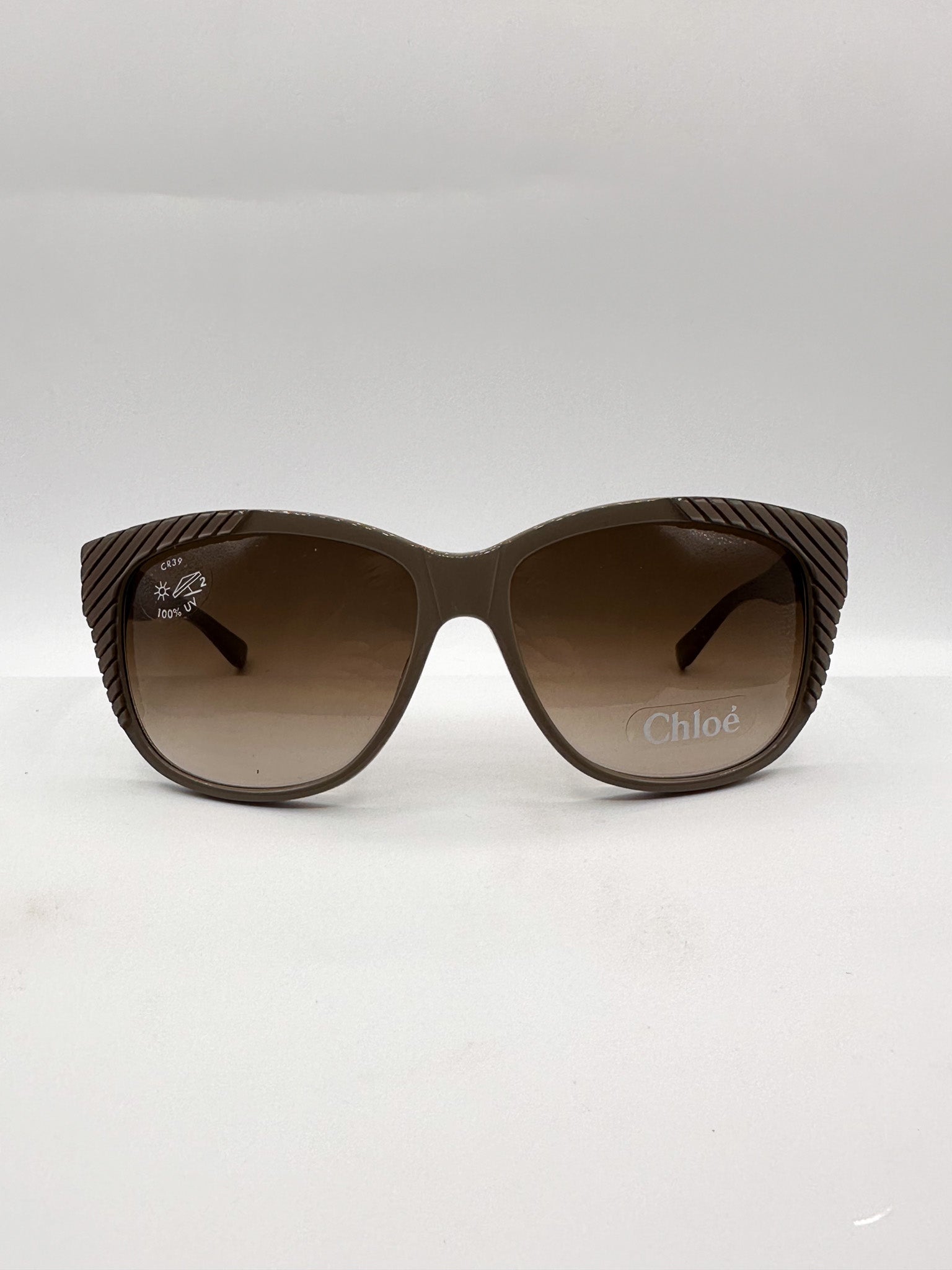 Architectural 1980s, Vintage Chloe sunglasses, Front side