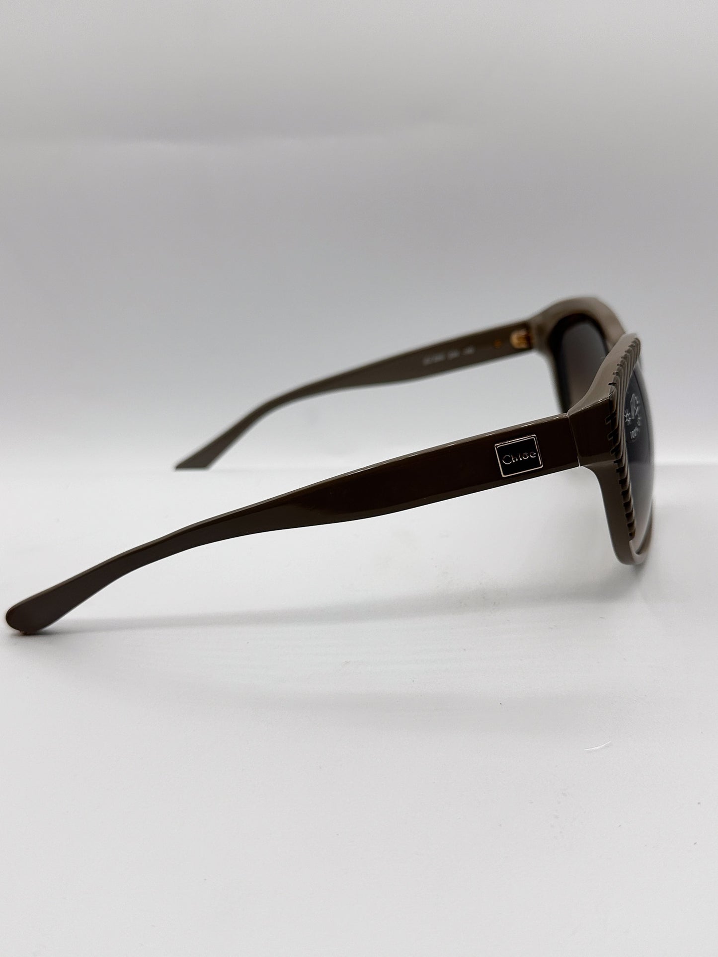 Architectural 1980s, Vintage Chloe sunglasses,  right side