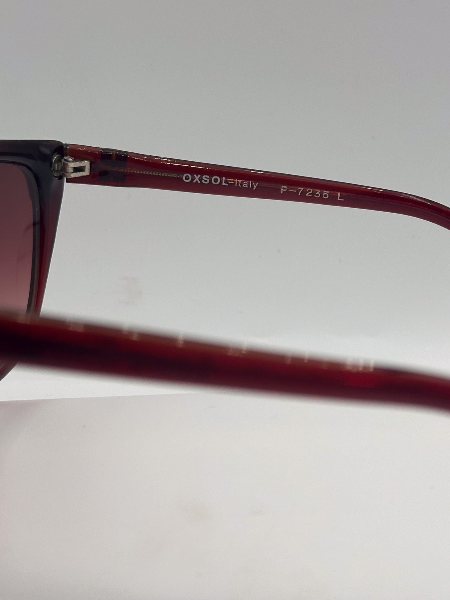 Auburn Gaze 1980s Laura Biagiotti Sunglasses, Zoom in back side