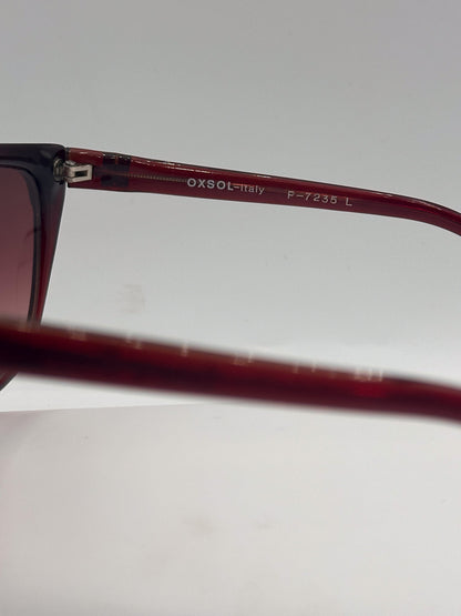 Auburn Gaze 1980s Laura Biagiotti Sunglasses, Zoom in back side