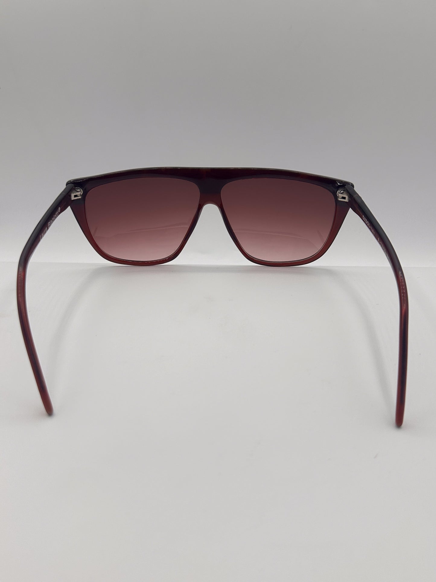 Auburn Gaze 1980s Laura Biagiotti Sunglasses, back side