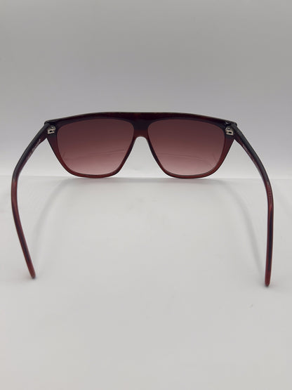 Auburn Gaze 1980s Laura Biagiotti Sunglasses, back side