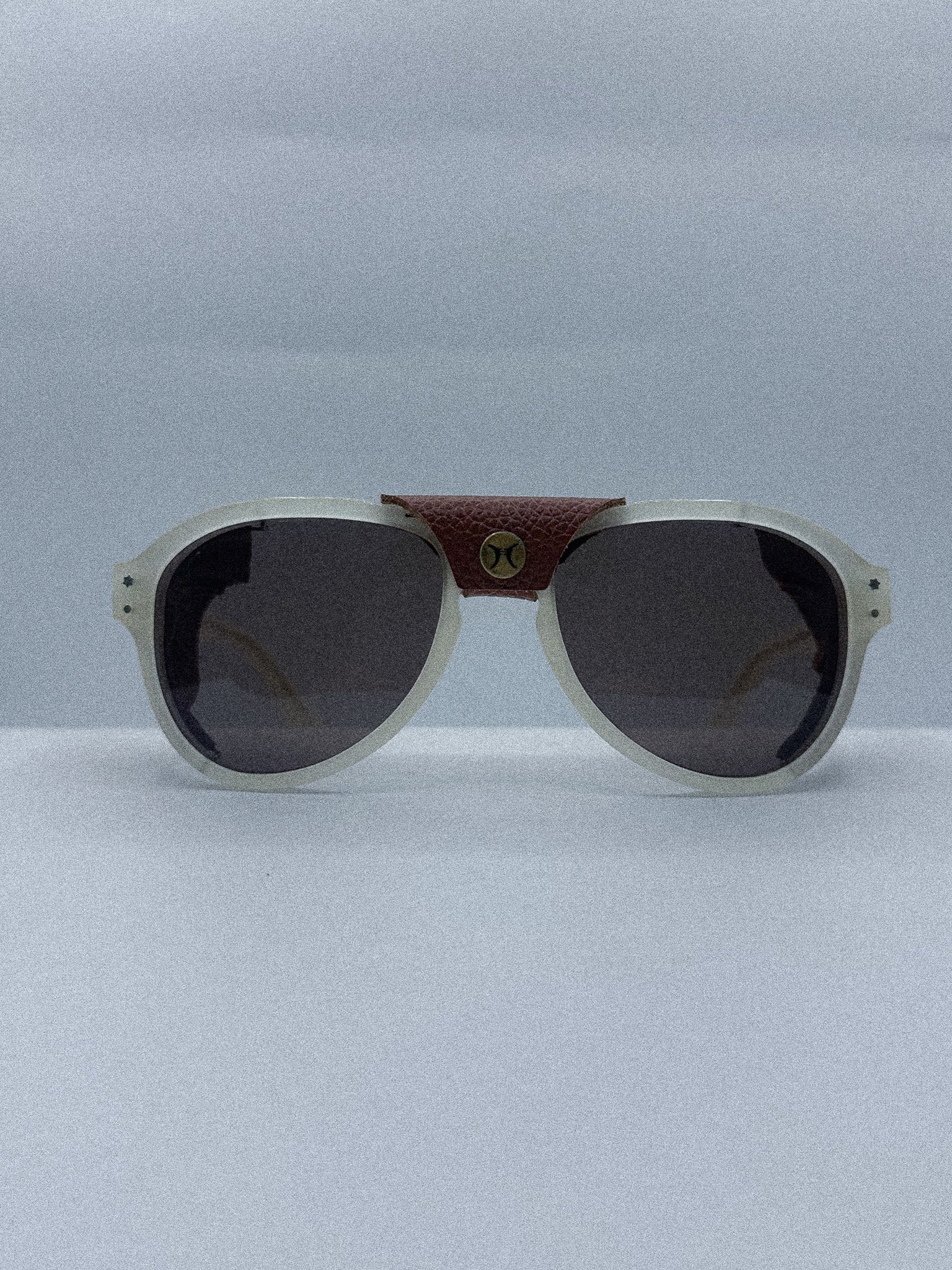 Avalanche 1980s Kikie's Leather Sunglasses front side