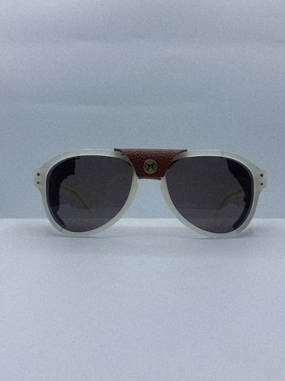 Avalanche 1980s Kikie's Leather Sunglasses front side