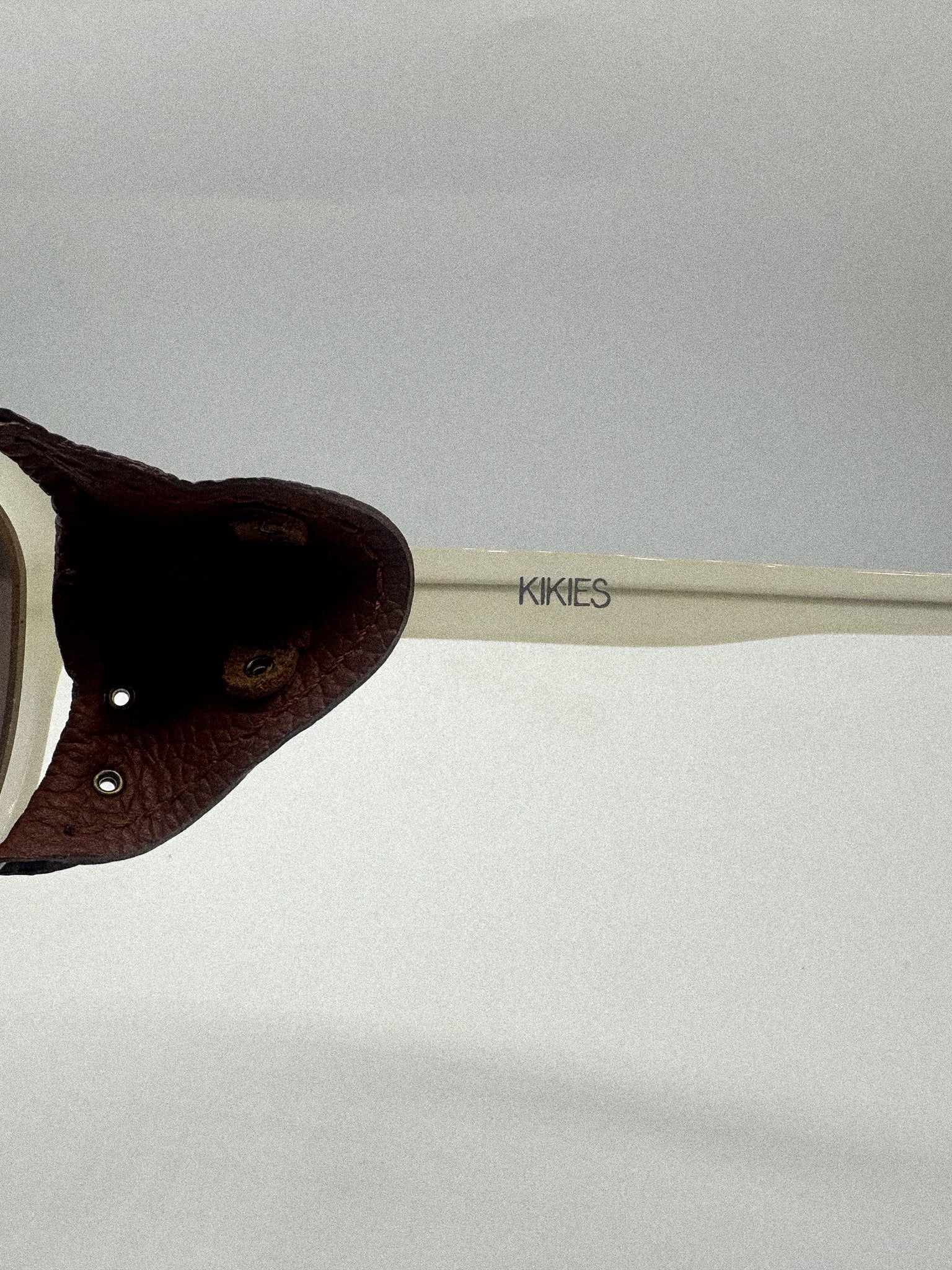 Avalanche 1980s Kikie's Leather Sunglasses  inside