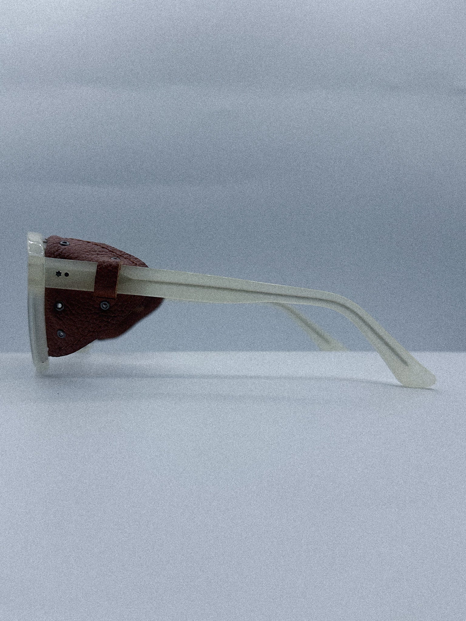 Avalanche 1980s Kikie's Leather Sunglasses left side