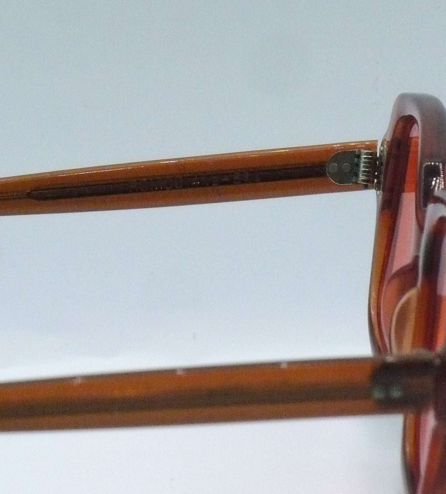 BCG Orange 1980s Romco Luxury Sunglasses brand title