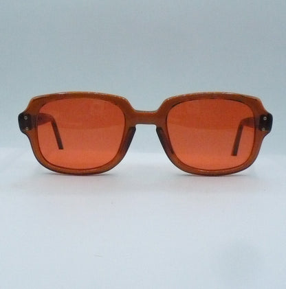 BCG Orange 1980s Romco Luxury Sunglasses front side
