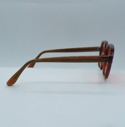 BCG Orange 1980s Romco Luxury Sunglasses right side 2