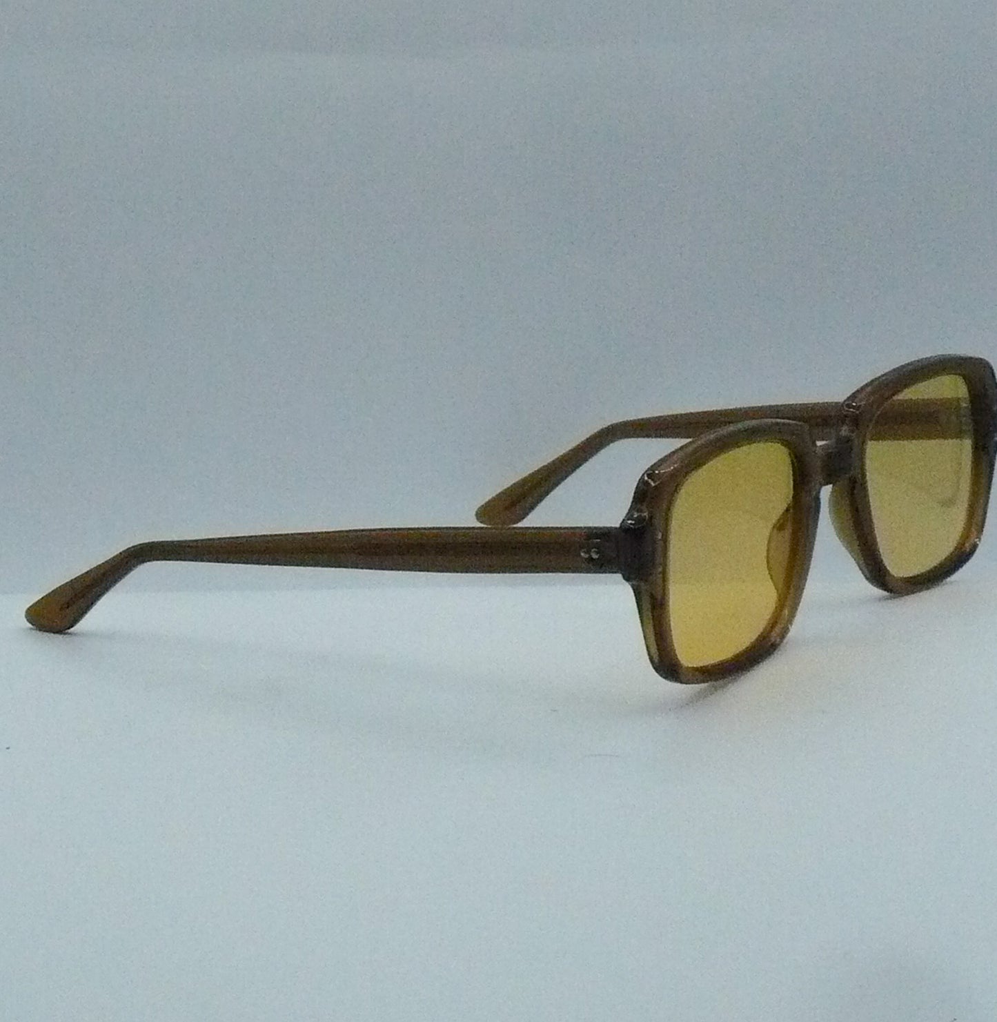 BCG Yellow 1980s Romco Luxury Sunglasses right side