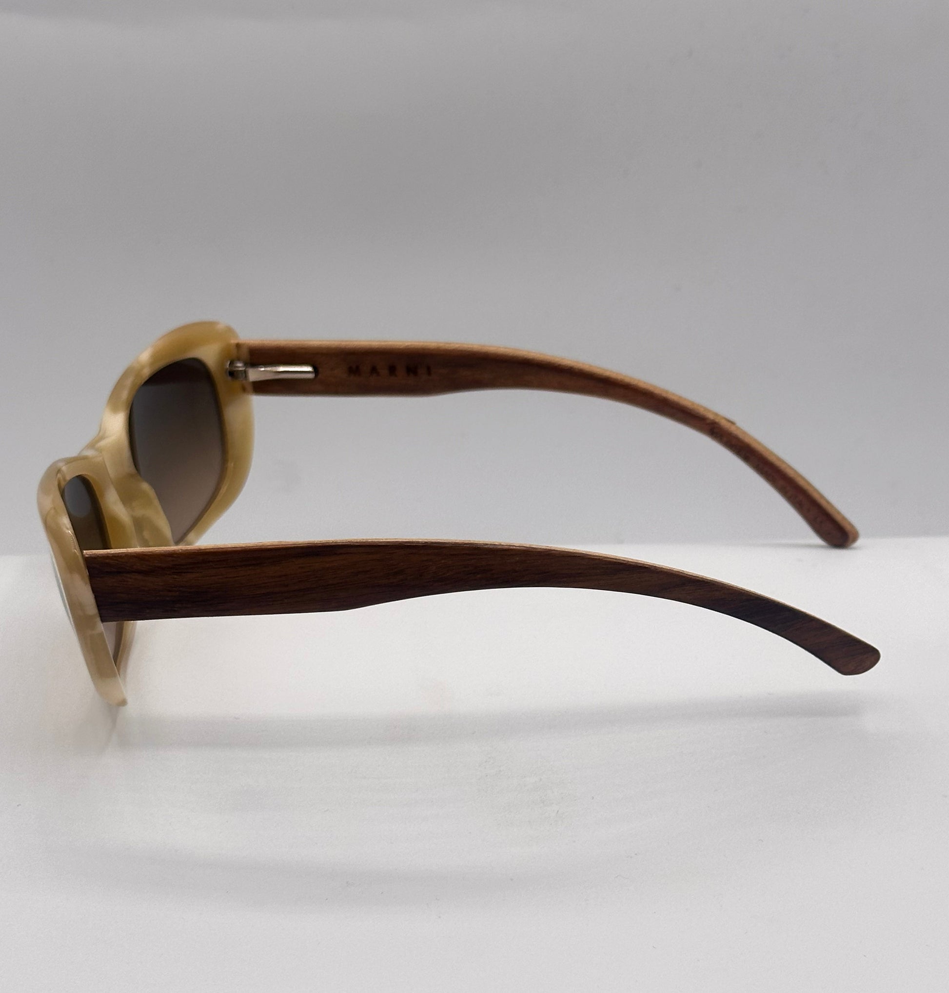 Bamboo 1990s Marni Rome vintage Sunglasses, left side