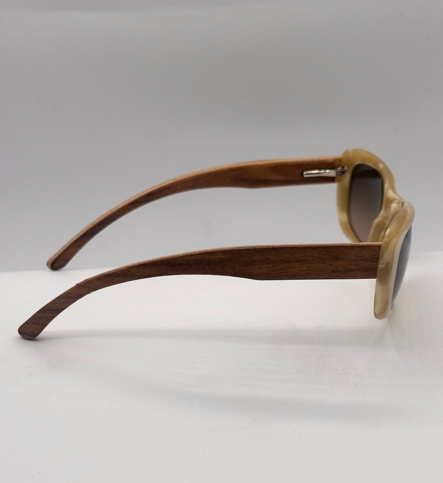 Bamboo 1990s Marni Rome vintage Sunglasses, right side