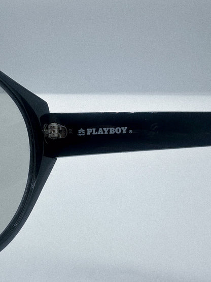 Bunny 1980s Oversized Jet-Black Sunglasses brand name