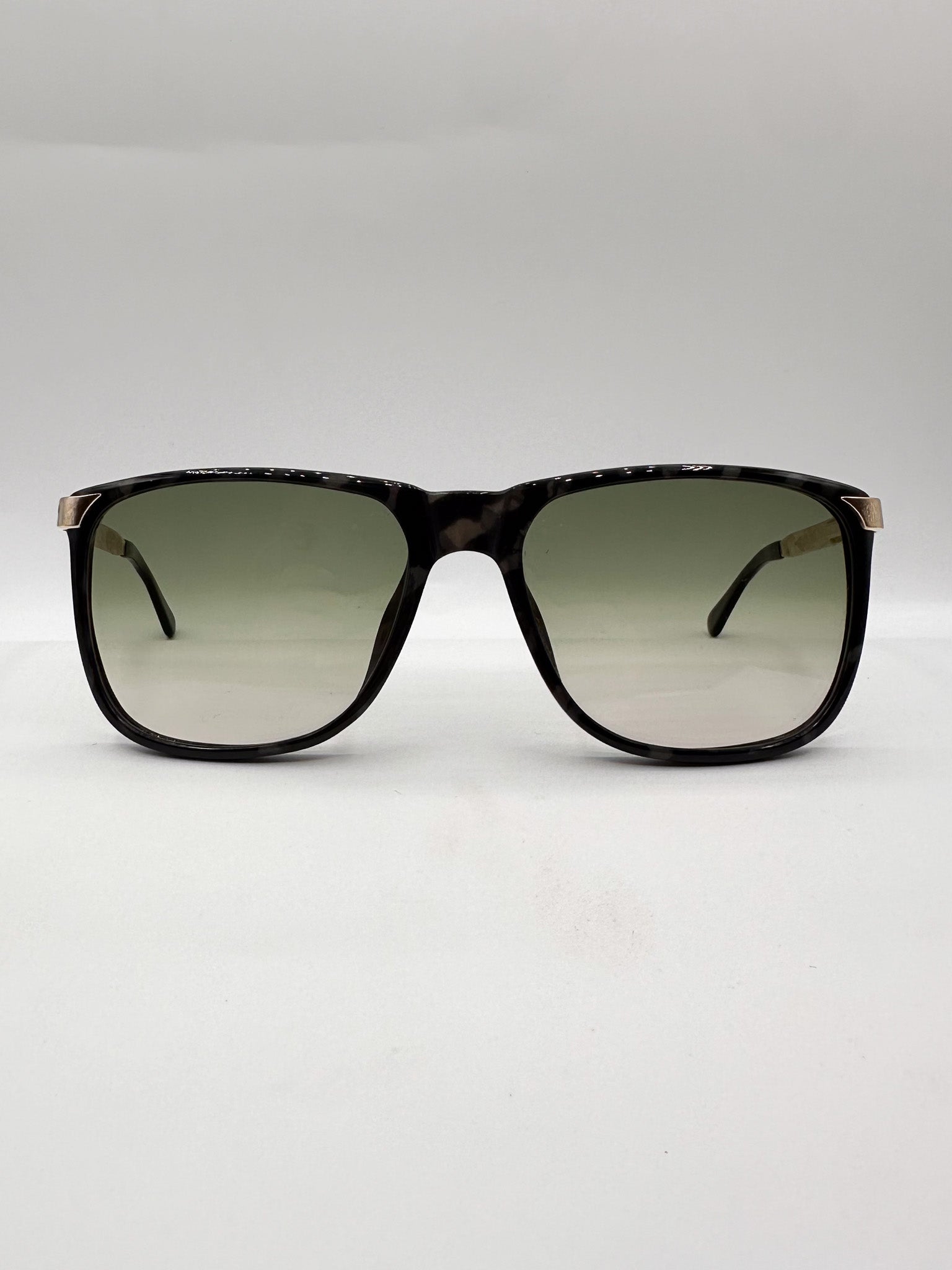 Camoflauge 1980s Vintage Dunhill sunglasses, front side