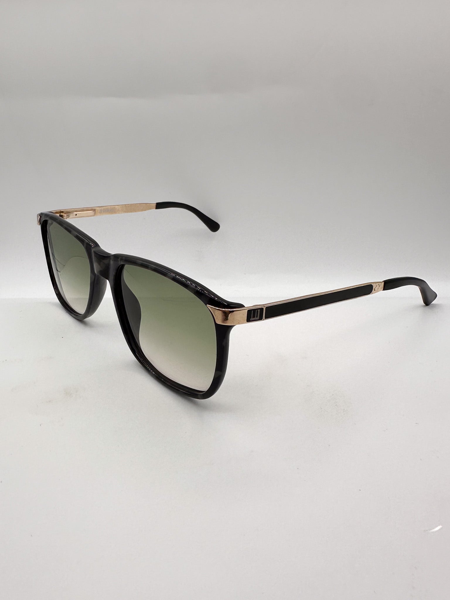 Camoflauge 1980s Vintage Dunhill sunglasses, left side