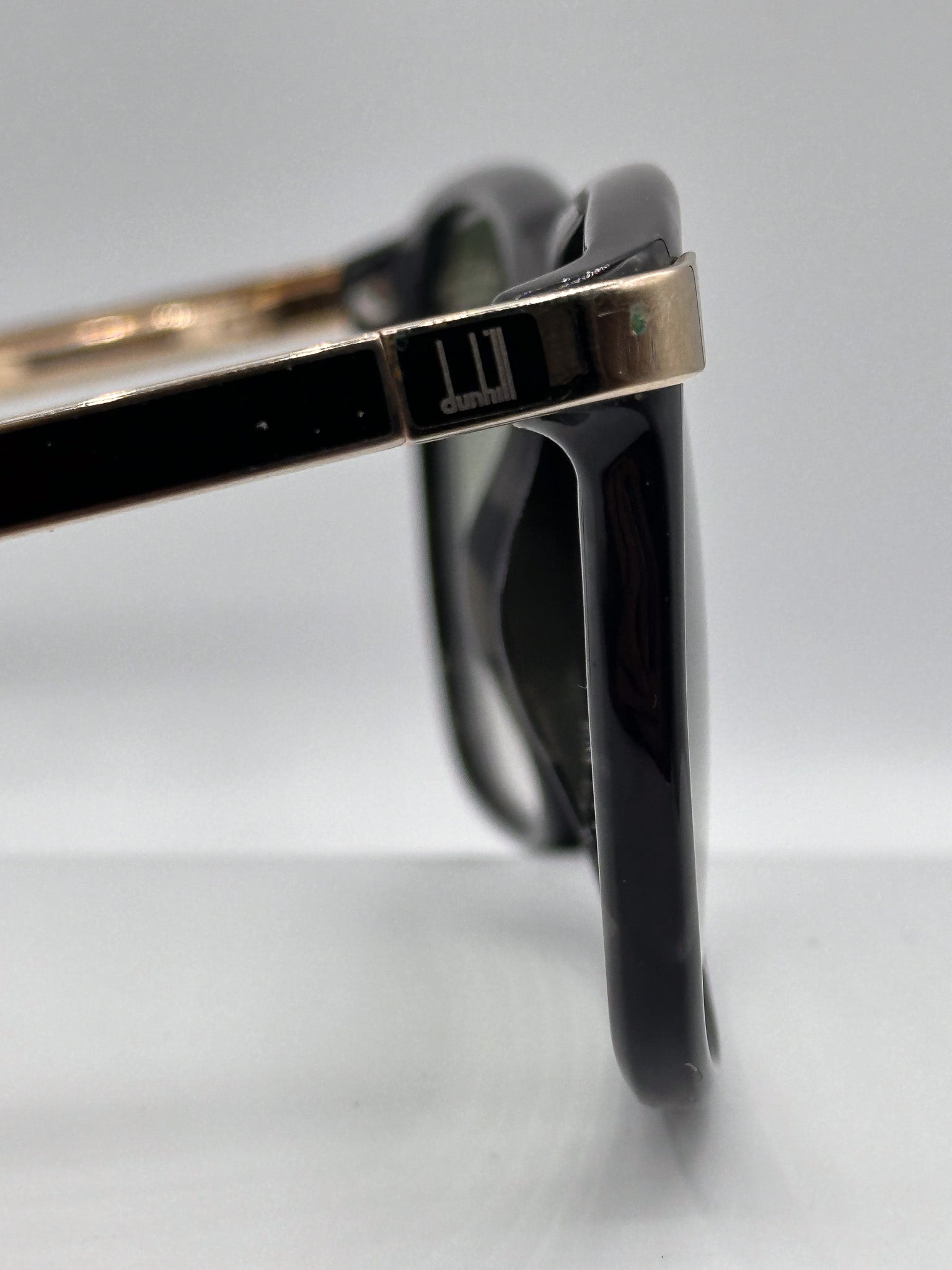 Camoflauge 1980s Vintage Dunhill sunglasses, right side