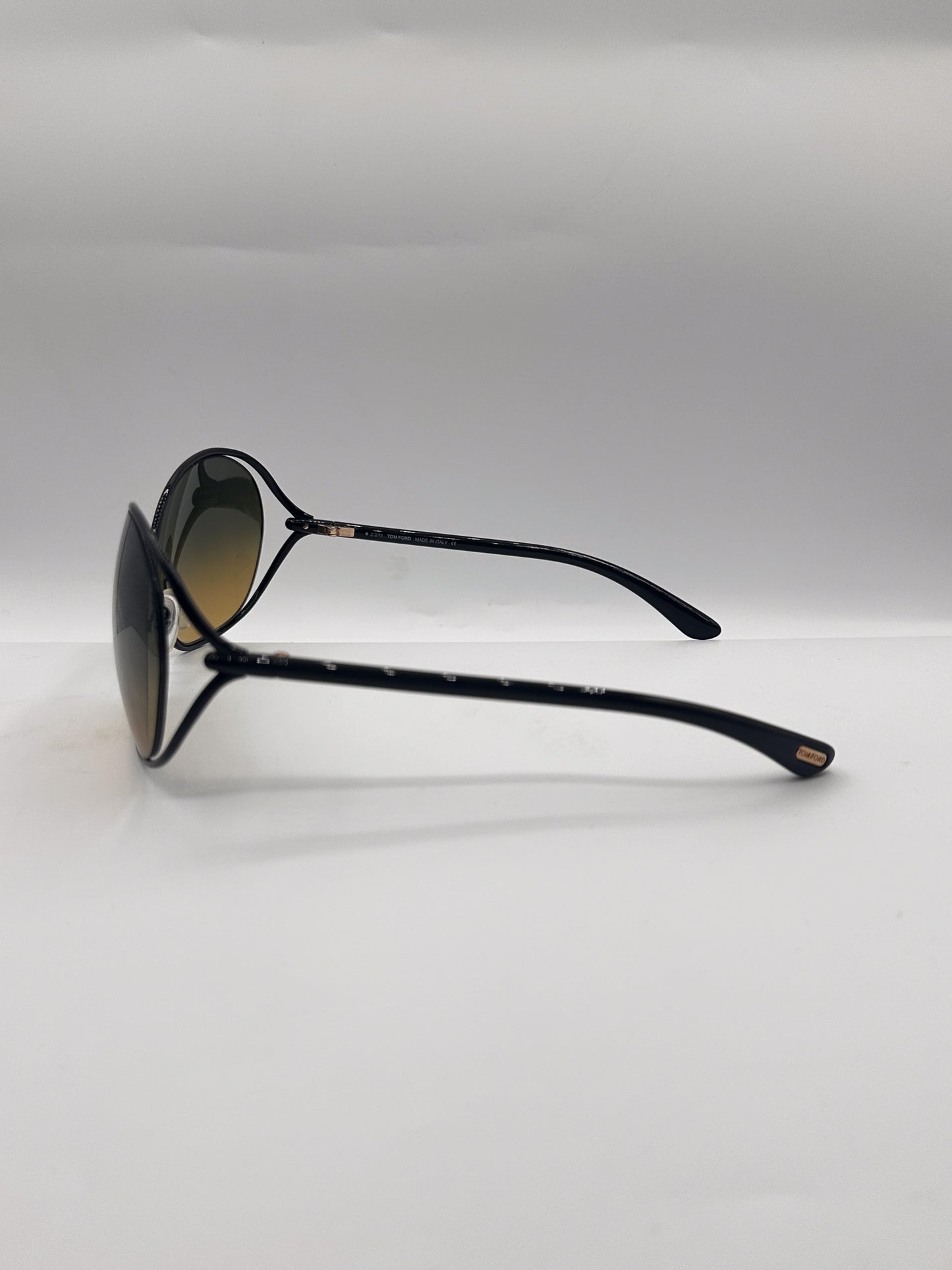 Carla y2k Tom Ford vintage sunglasses, left side