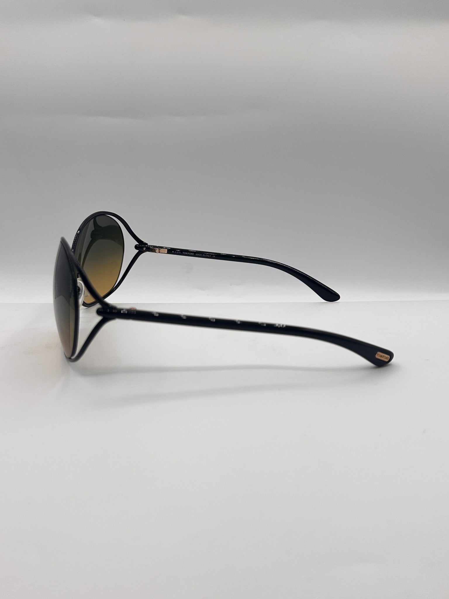 Carla y2k Tom Ford vintage sunglasses, left side