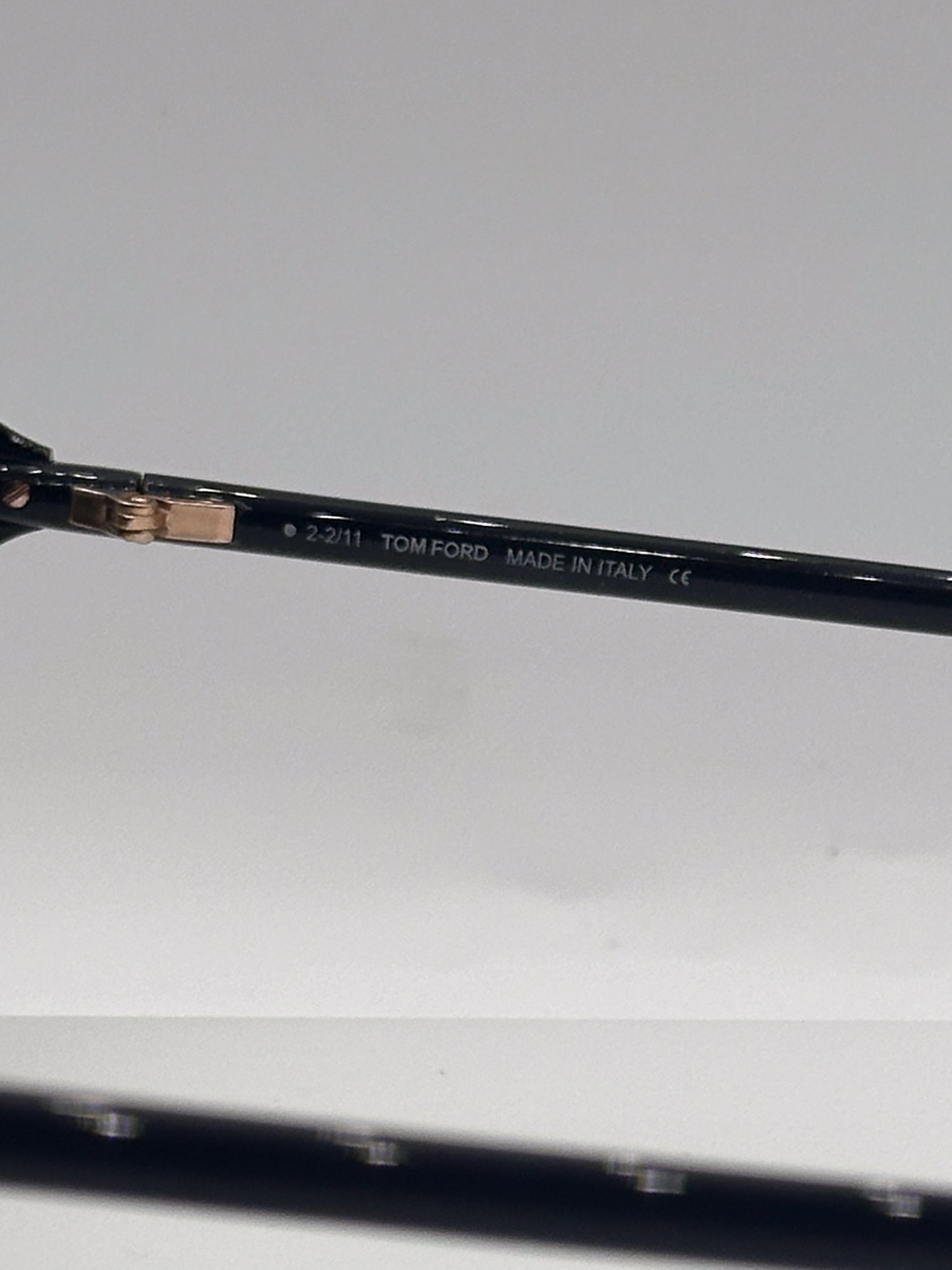 Carla y2k Tom Ford vintage sunglasses, zoom in back side