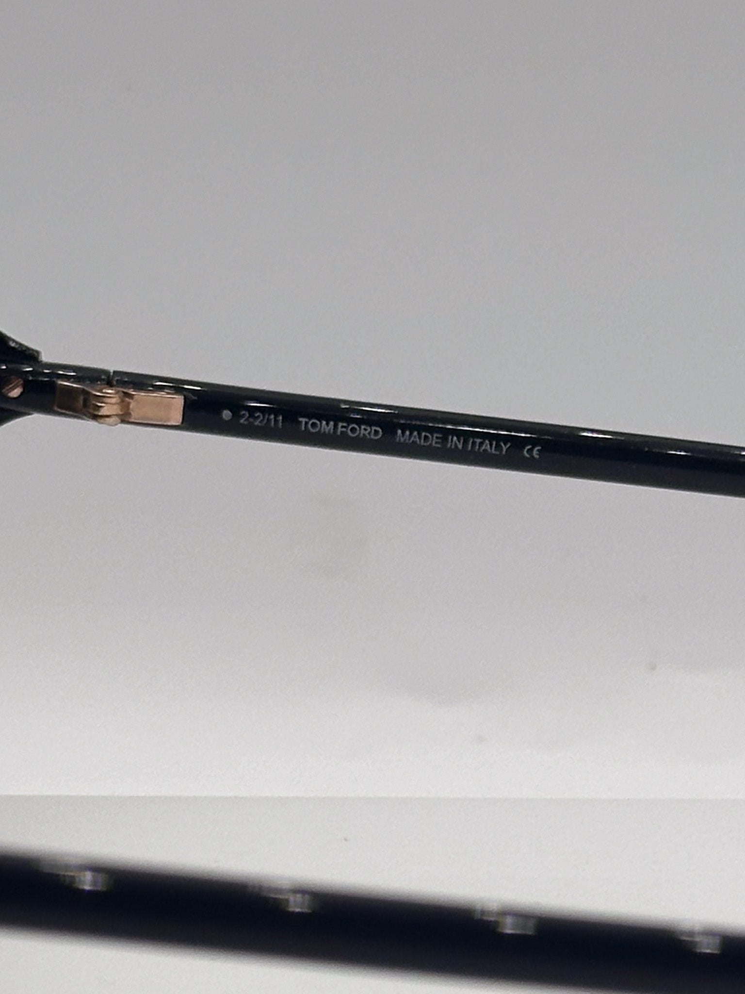 Carla y2k Tom Ford vintage sunglasses, zoom in back side