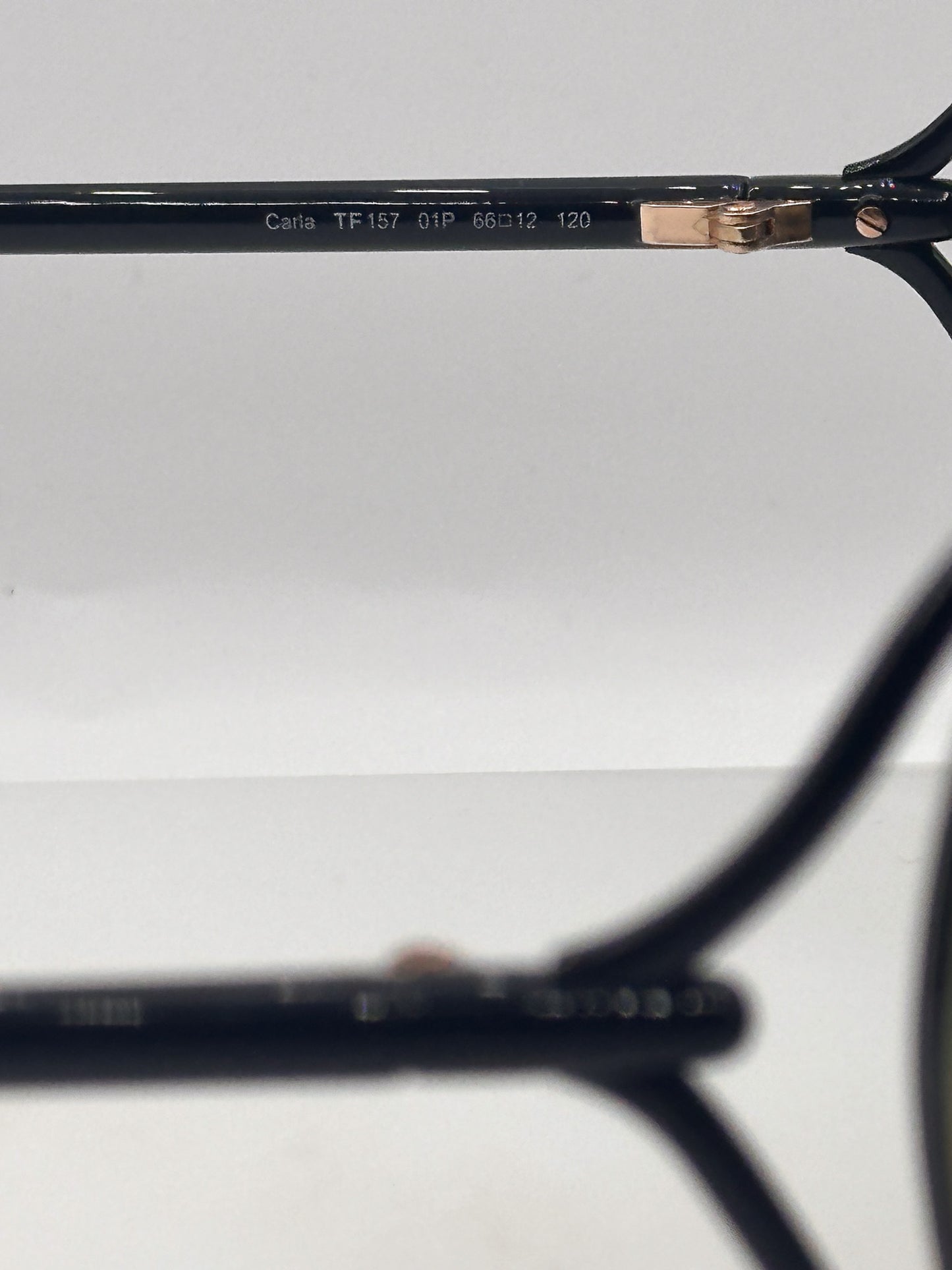 Carla y2k Tom Ford vintage sunglasses, zoom in back side 2