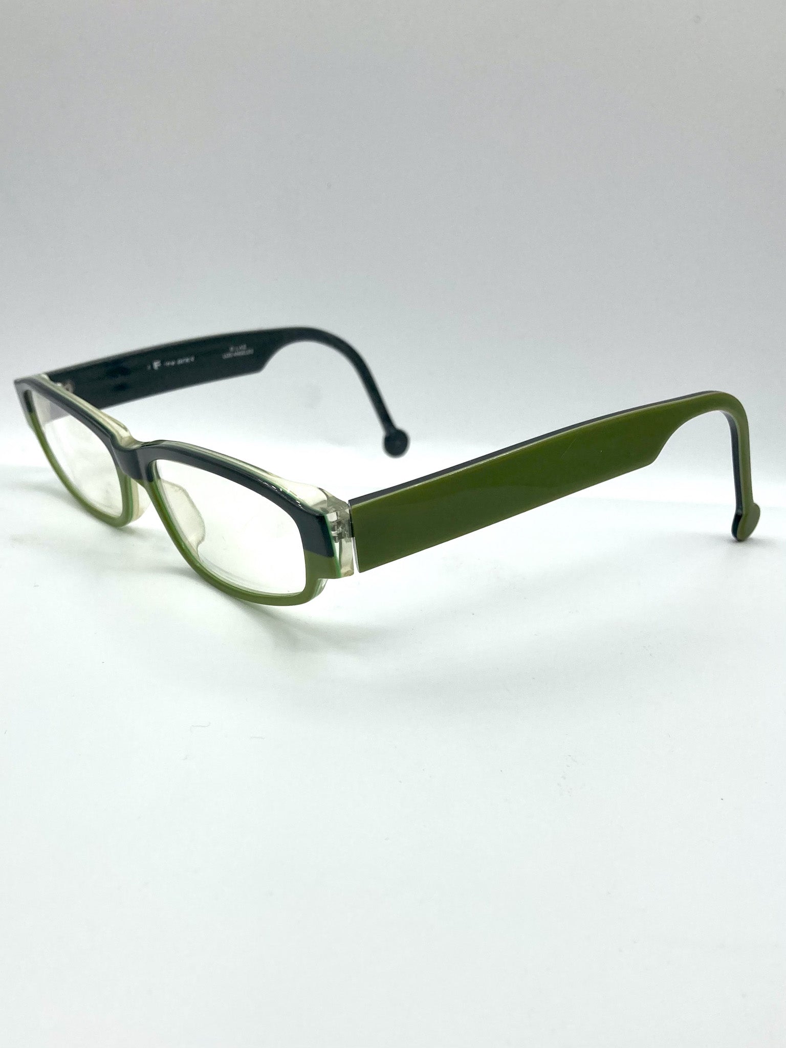 Cathead 934 1990s LA Eyeworks vintage glasses, left side