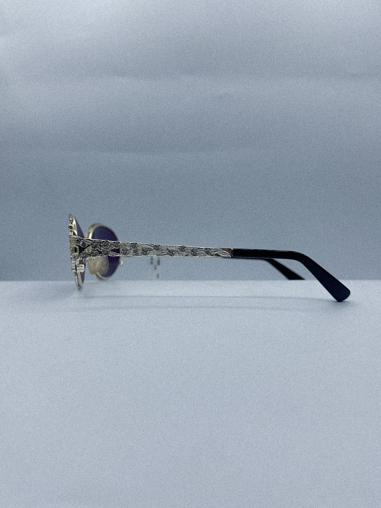 Champagne  1980s Caviar Sunglasses left side