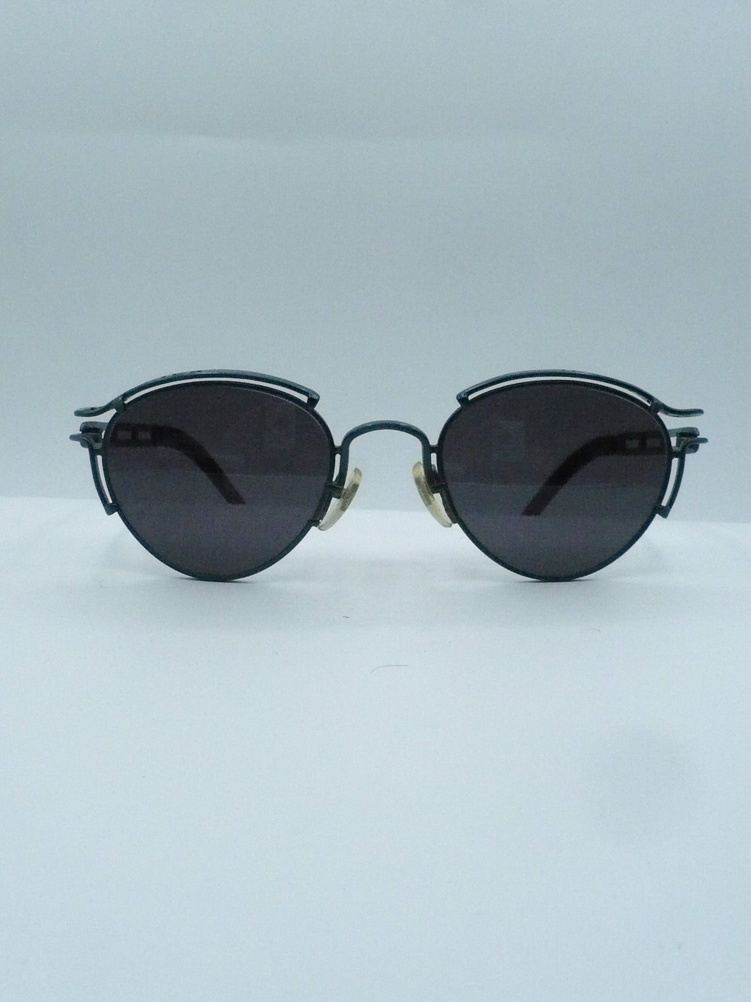 Chrome Brows 1990s Jean-Paul Gaultier Sunglasses front side