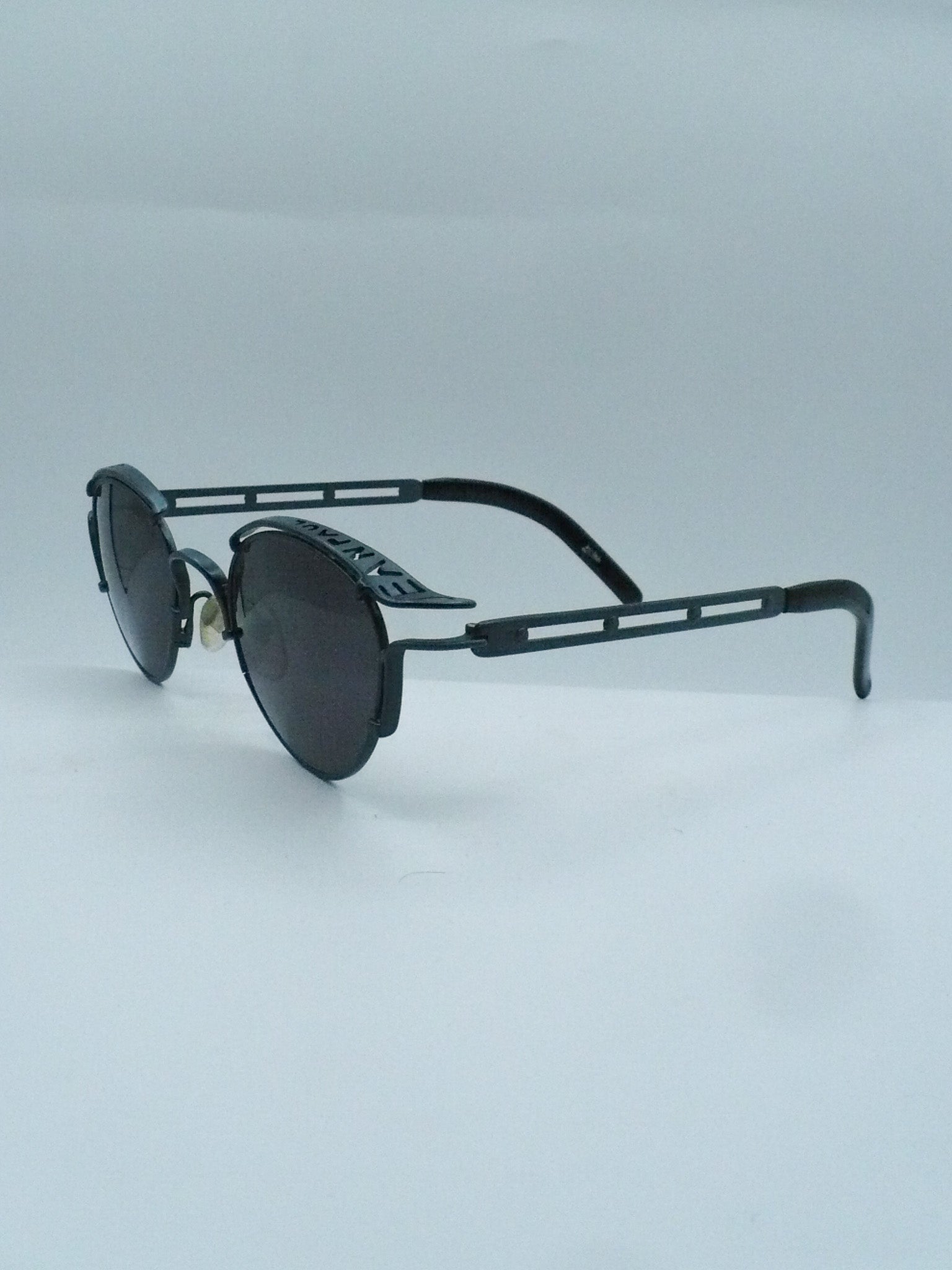 Chrome Brows 1990s Jean-Paul Gaultier Sunglasses left side