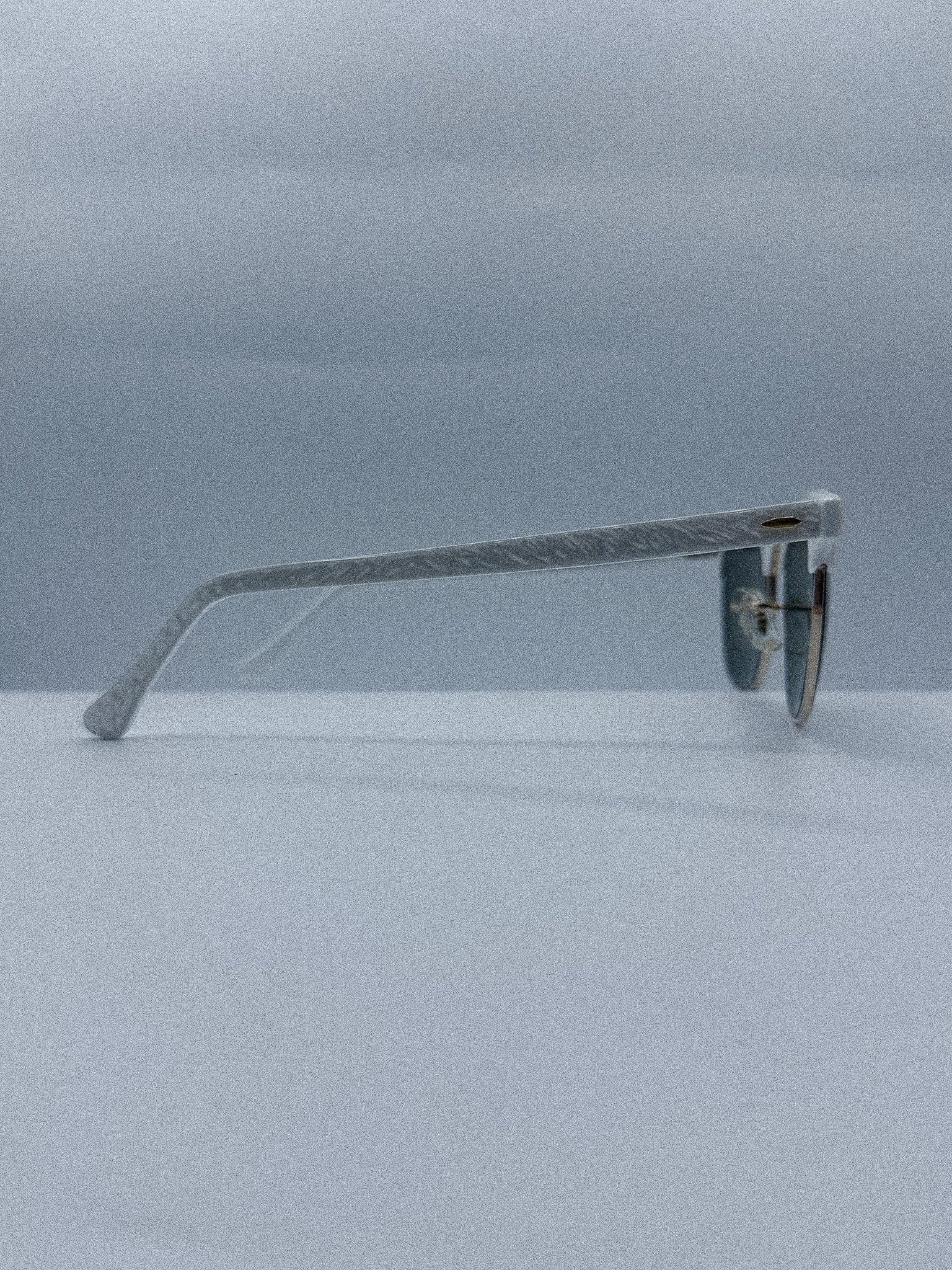 Clubmaster 1980s Ray-Ban Sunglasses right side
