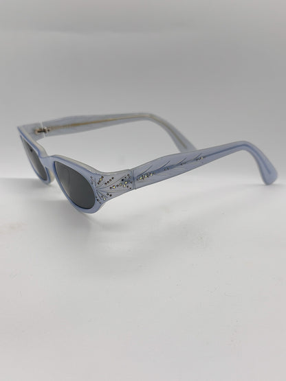 Crystalize 1960s Mozetta vintage sunglasses, left side 2