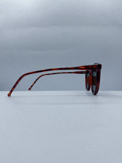 Curvy 1980s Designer Sunglasses right side