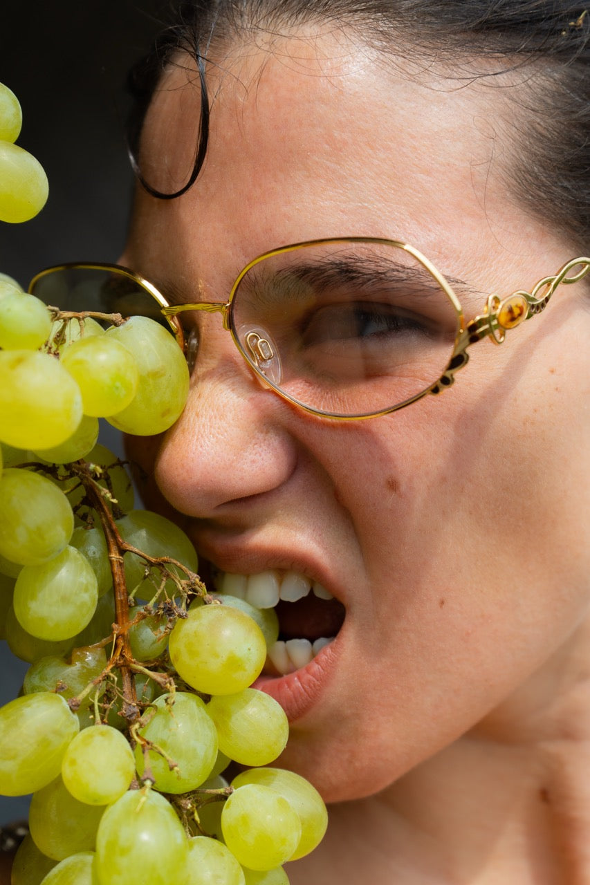 1980s Vittoro Foscari Glasses | Light Brown Lenses