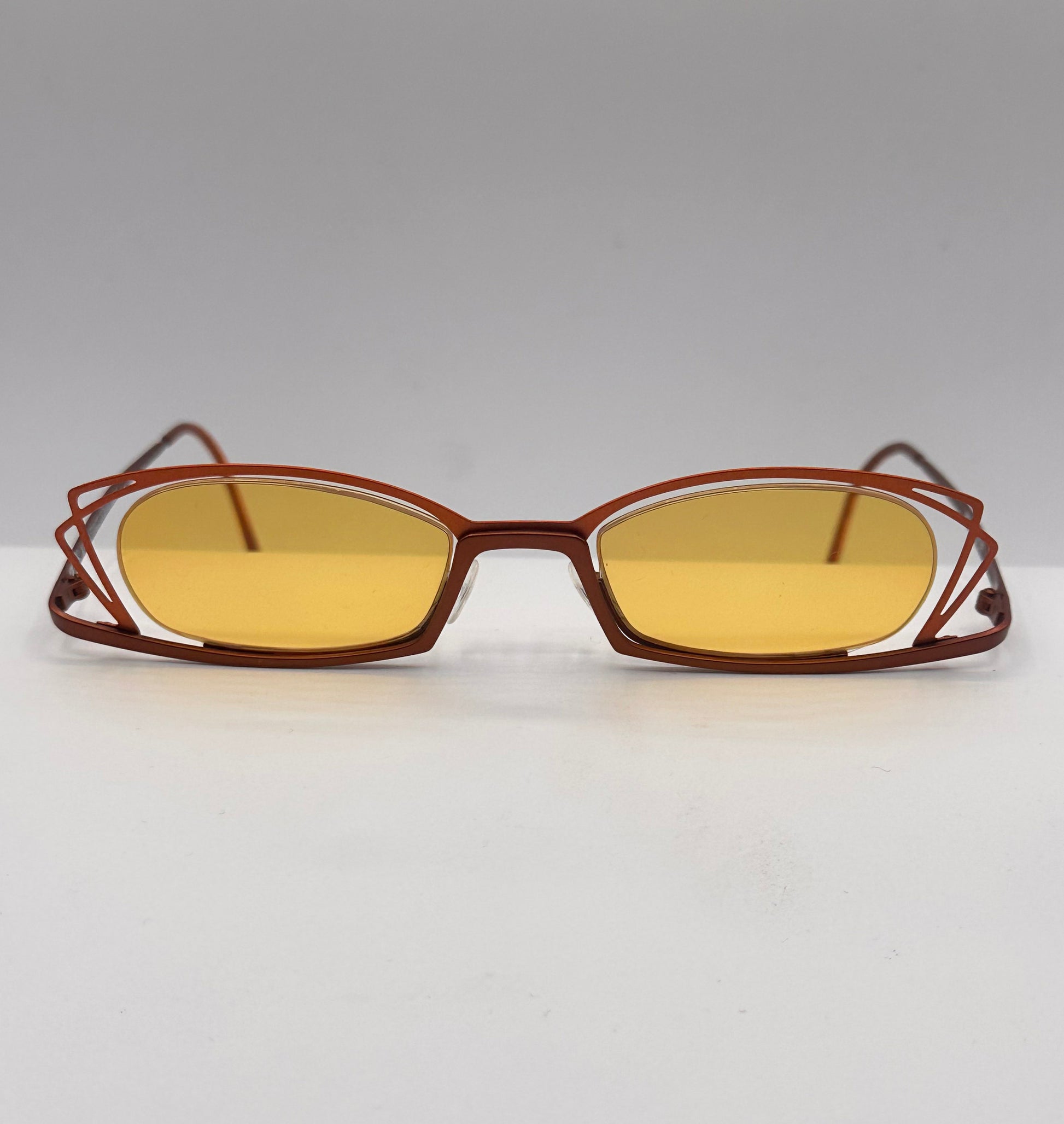 Electric Orange 1980s Zenka vintage Sunglasses