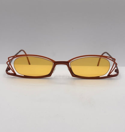 Electric Orange 1980s Zenka vintage Sunglasses