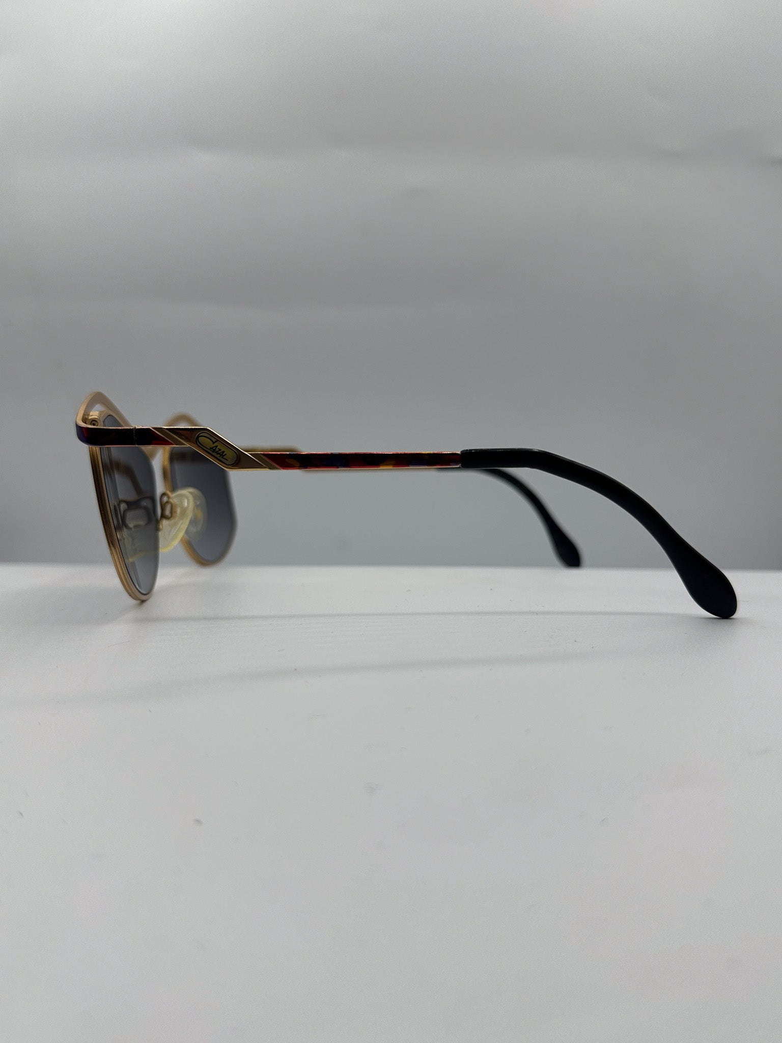 Geometric 1980s Cazal Sunglasses left side