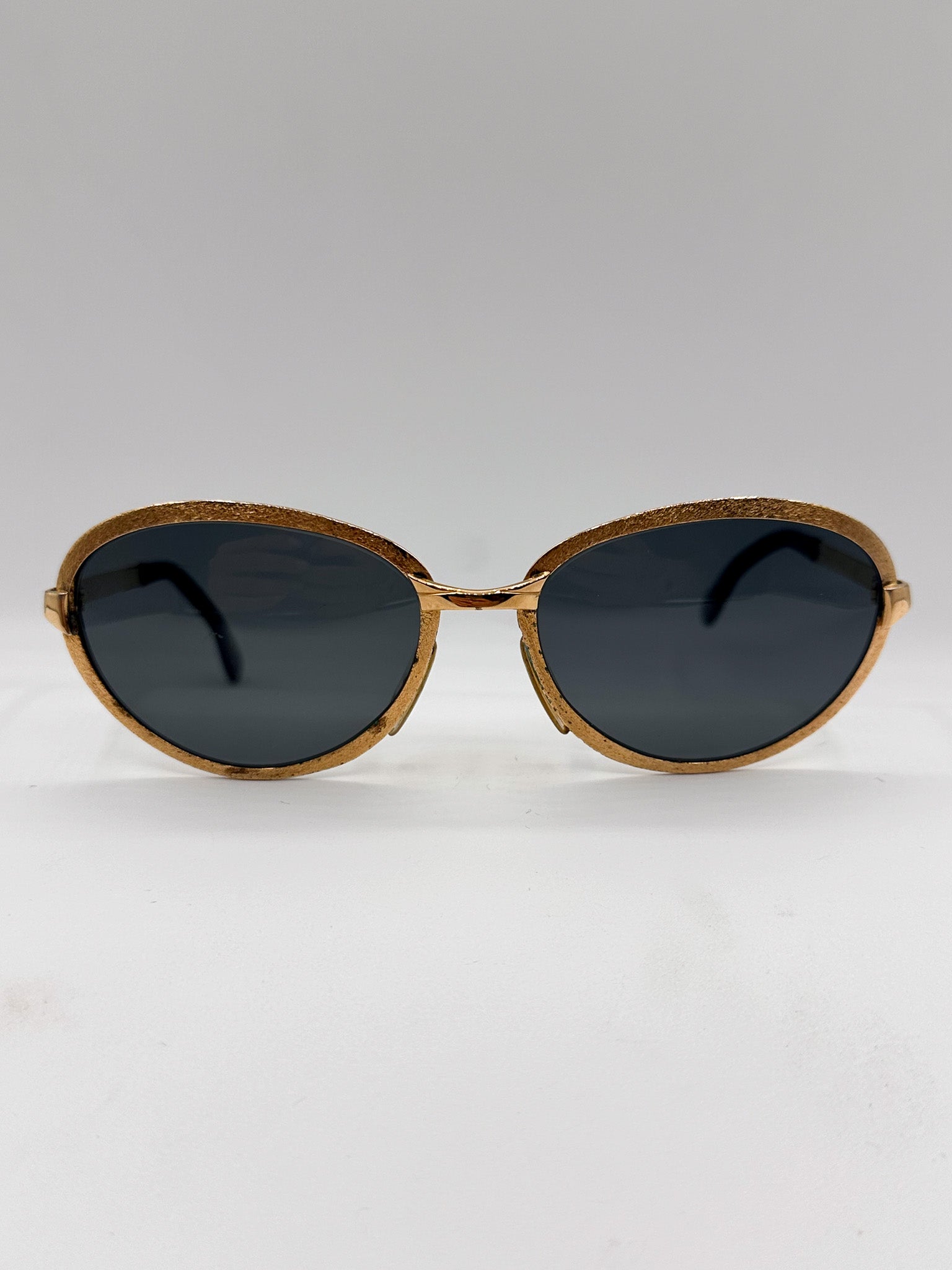 Glamour 1960s Optima gold vintage sunglasses