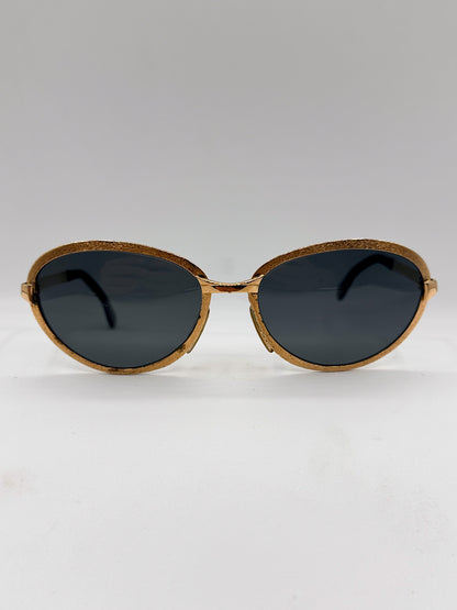 Glamour 1960s Optima gold vintage sunglasses