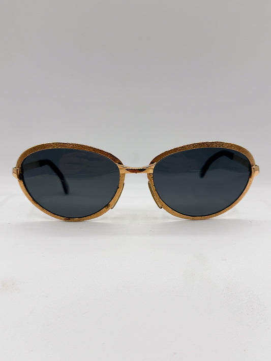Glamour 1960s Optima gold vintage sunglasses