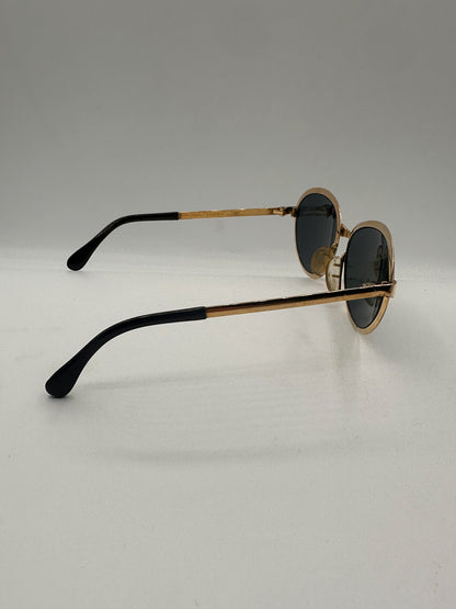Glamour 1960s Optima gold vintage sunglasses, right side 2