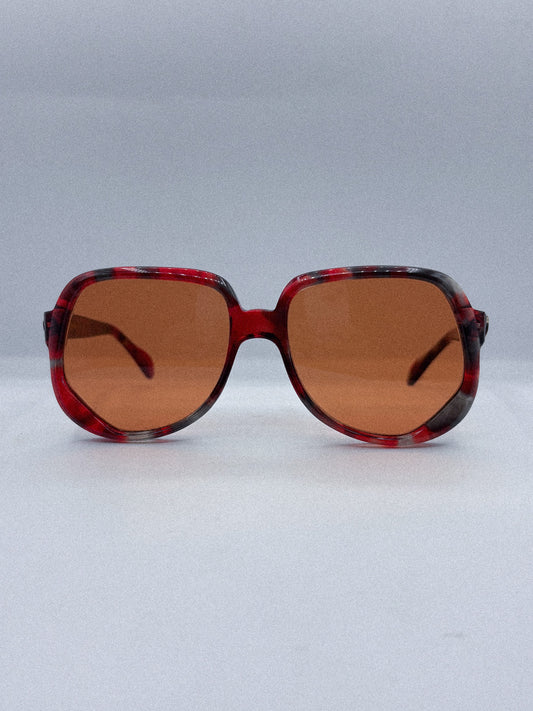 "The Ode" 1980s YSL Red Sunglasses