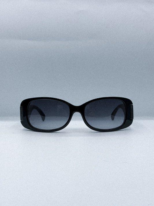 "Abe" 1980s Gold & Wood Paris Sunglasses
