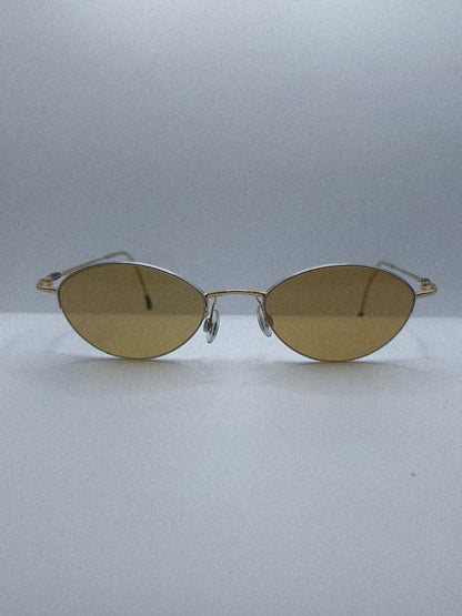 “Sunlit Whisper” 1980s Silhouette Sunglasses
