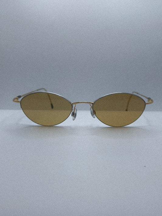 “Sunlit Whisper” 1980s Silhouette Sunglasses
